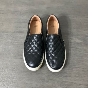 Black slip on shoes